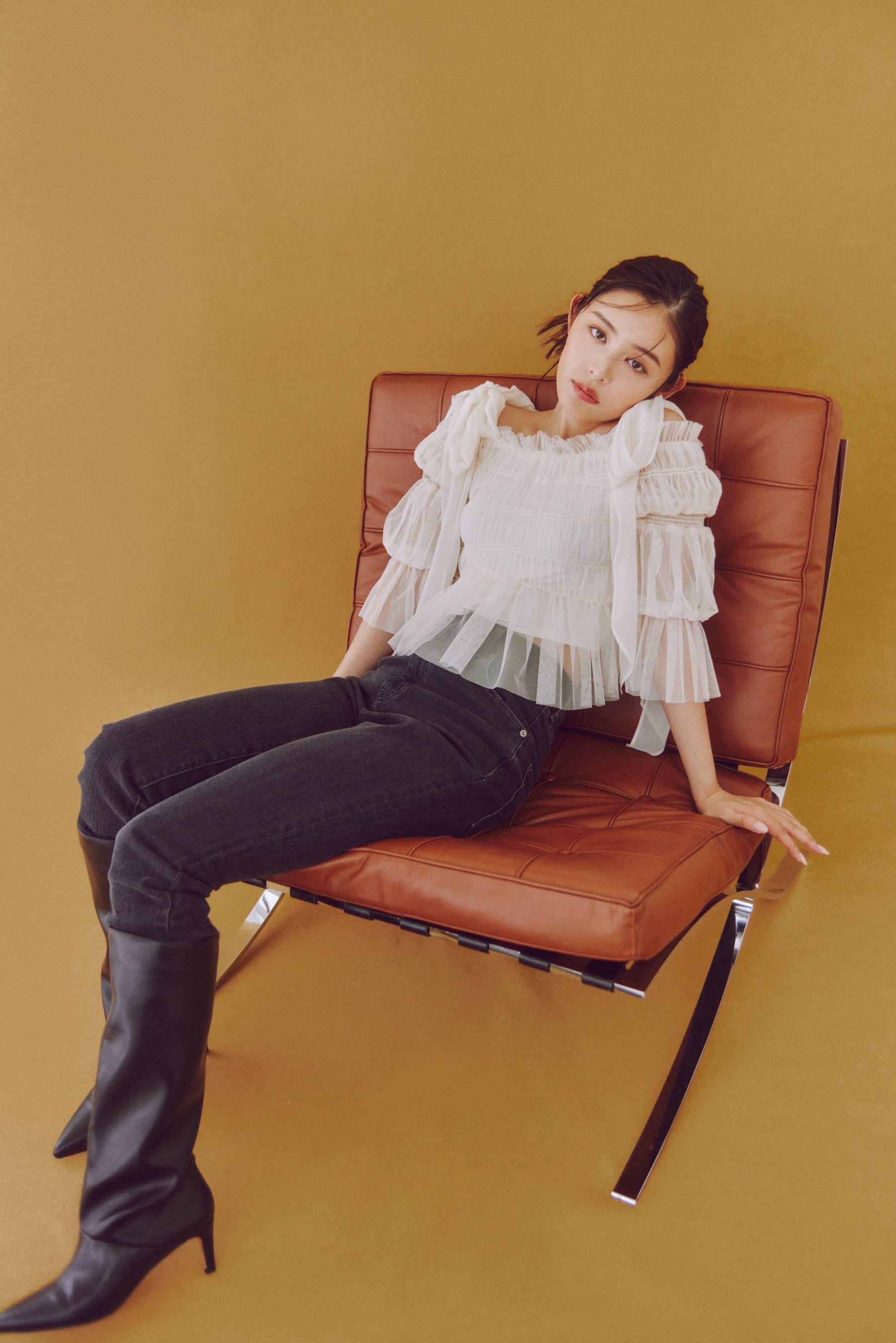 スナイデル＞モデル・古畑星夏が魅せる、『DENIM COLLECTION』を