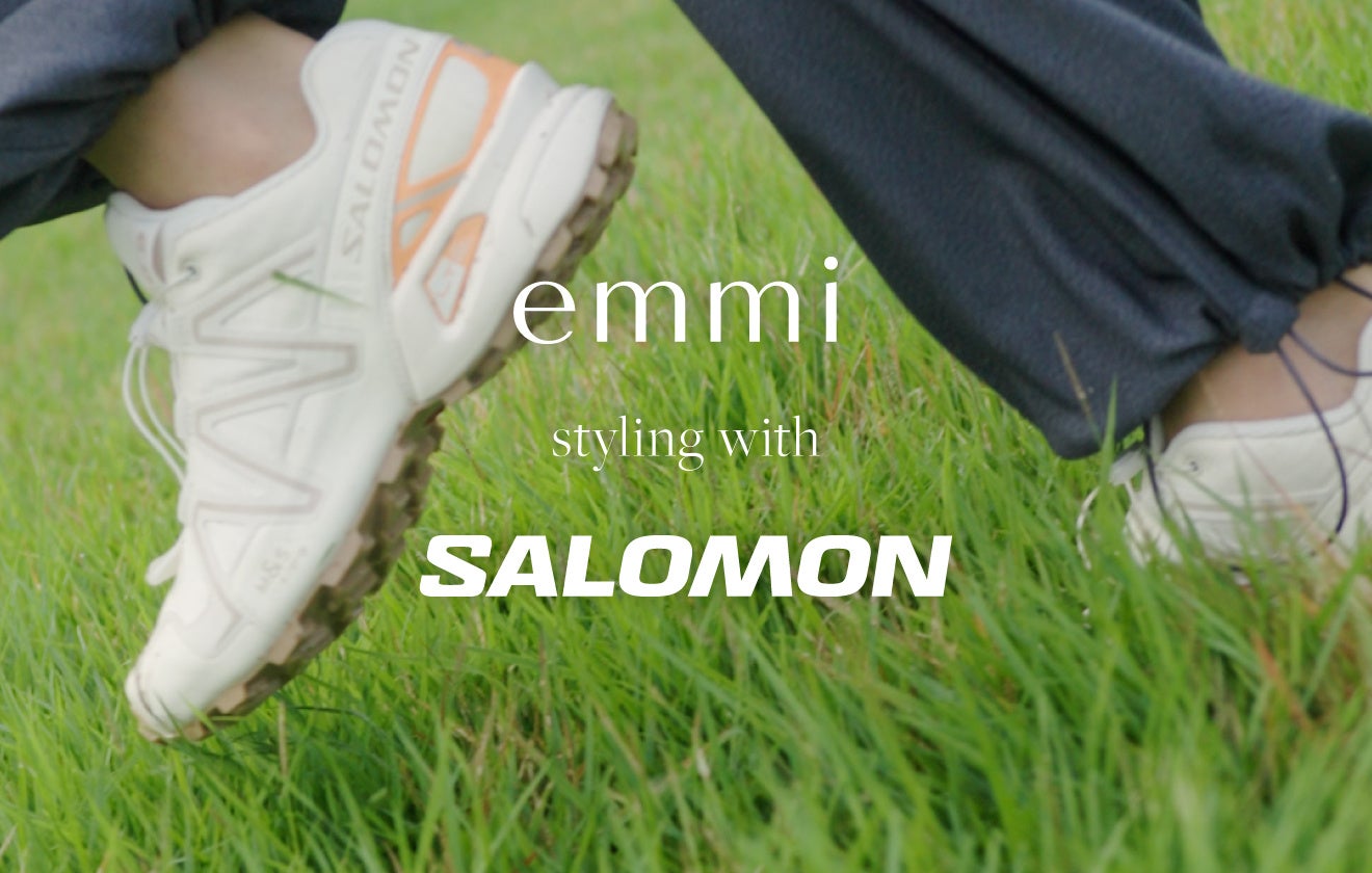 emmi(エミ)】Salomonの人気スニーカーの3型がemmi限定カラーで