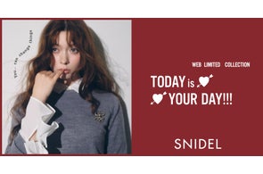 <SNIDEL(スナイデル)>モデル・八木アリサが着こなすWEB LIMITED「TODAY is YOUR DAY!!!」が8月1日(金)発売開始