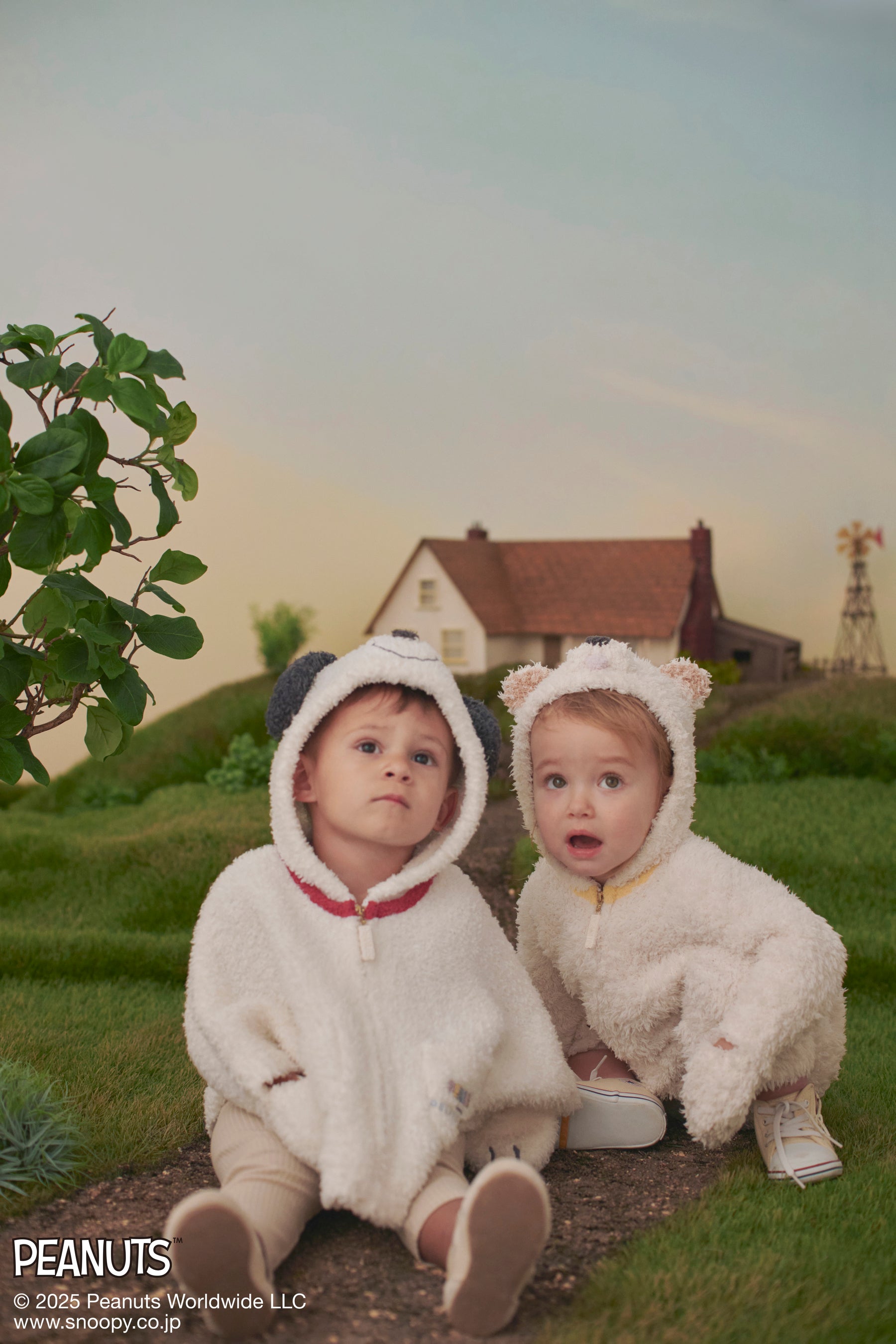 ジェラートピケ　新品未使用　ピーナッツ　スヌーピー　ルーシー　上下セットアップ 新品】 ジェラートピケ スヌーピー ルームウェア 上下セット プル