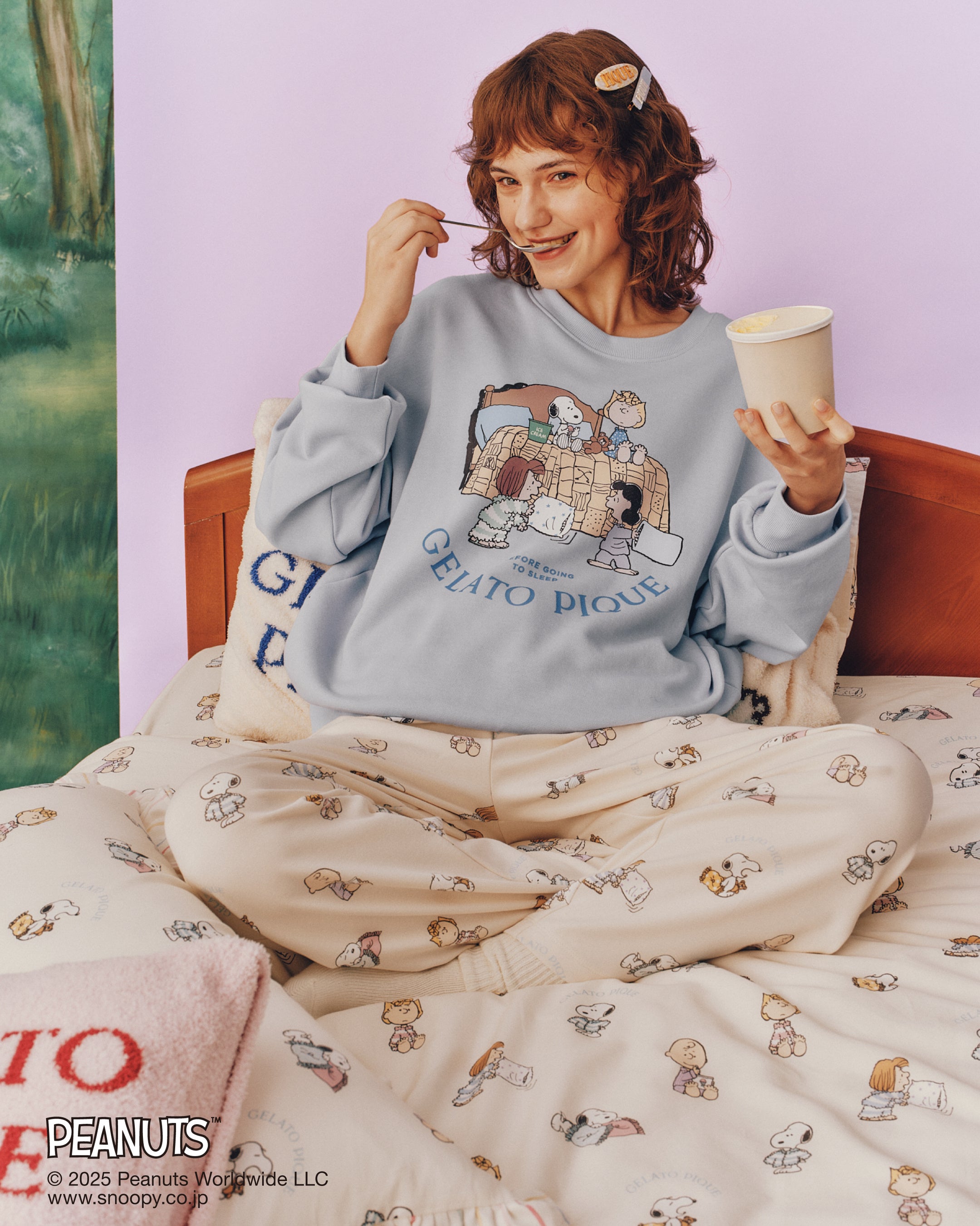 GELATO PIQUE meets PEANUTS】PEANUTSの仲間たちが過ごす