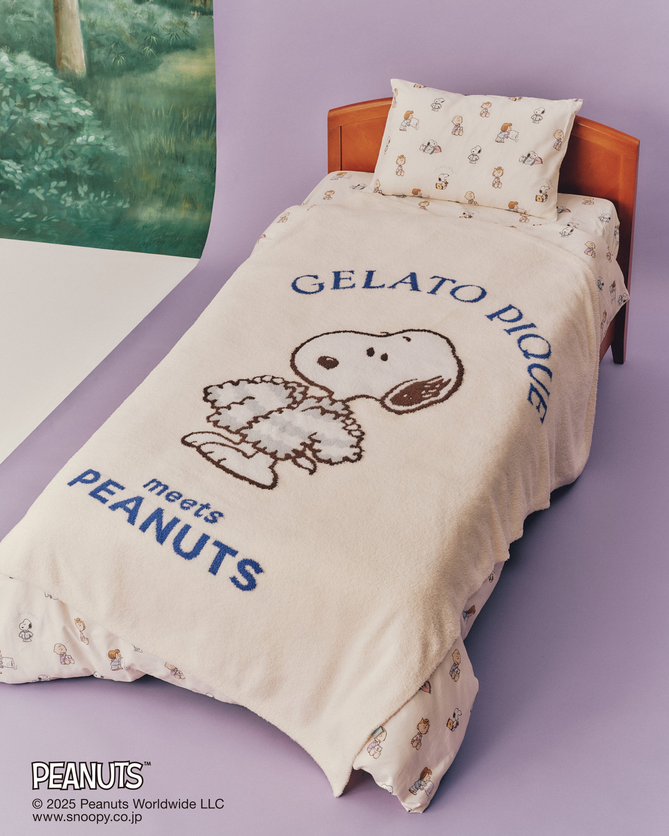 GELATO PIQUE meets PEANUTS】PEANUTSの仲間たちが過ごすおやすみ前の