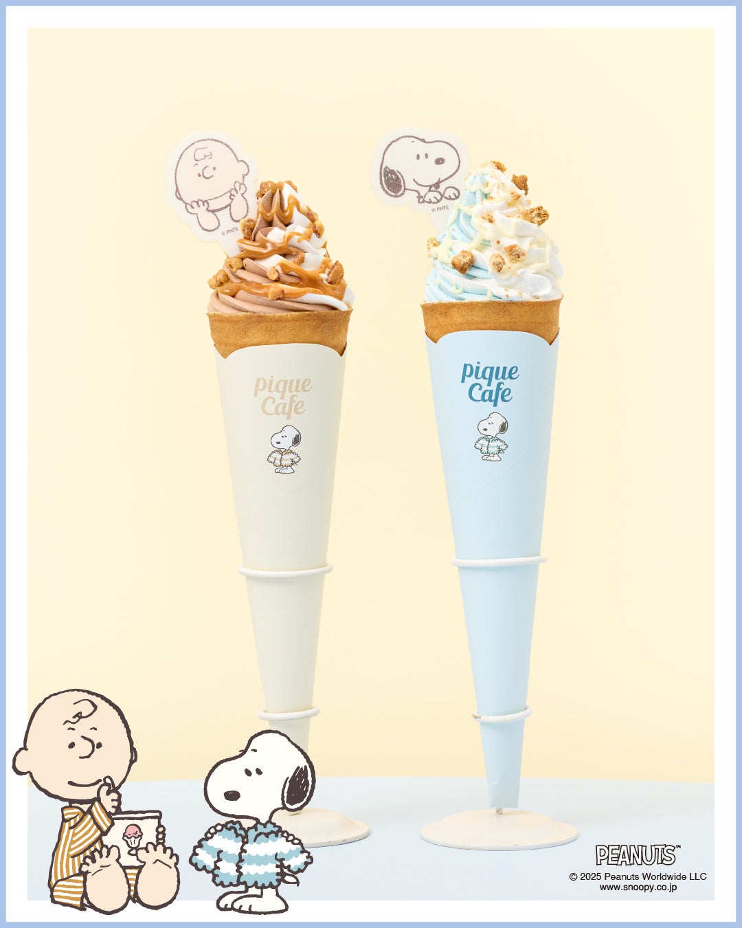 GELATO PIQUE CAFE meets PEANUTS】スヌーピーと仲間たちがピケカフェ