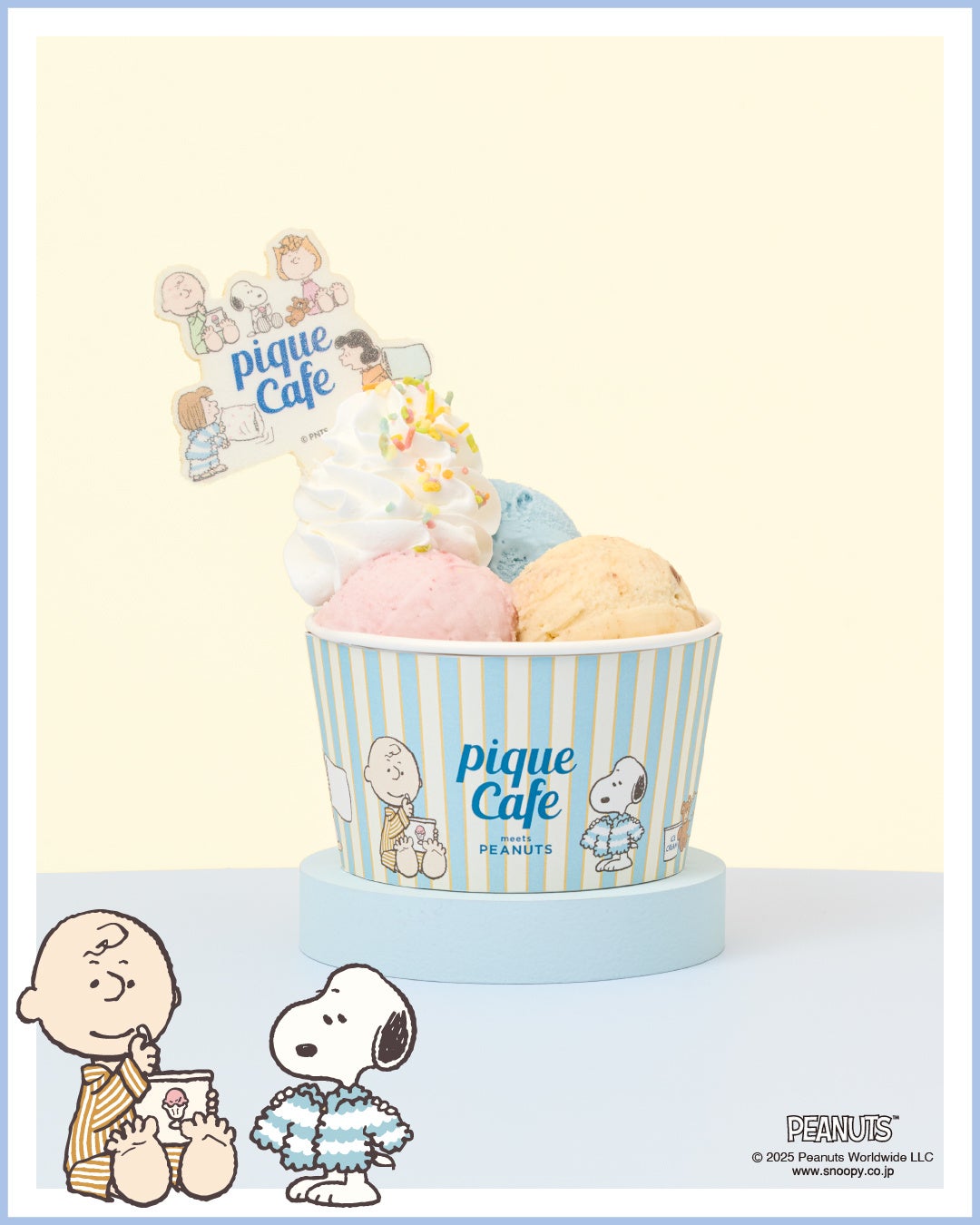 GELATO PIQUE CAFE meets PEANUTS】スヌーピーと仲間たちがピケ