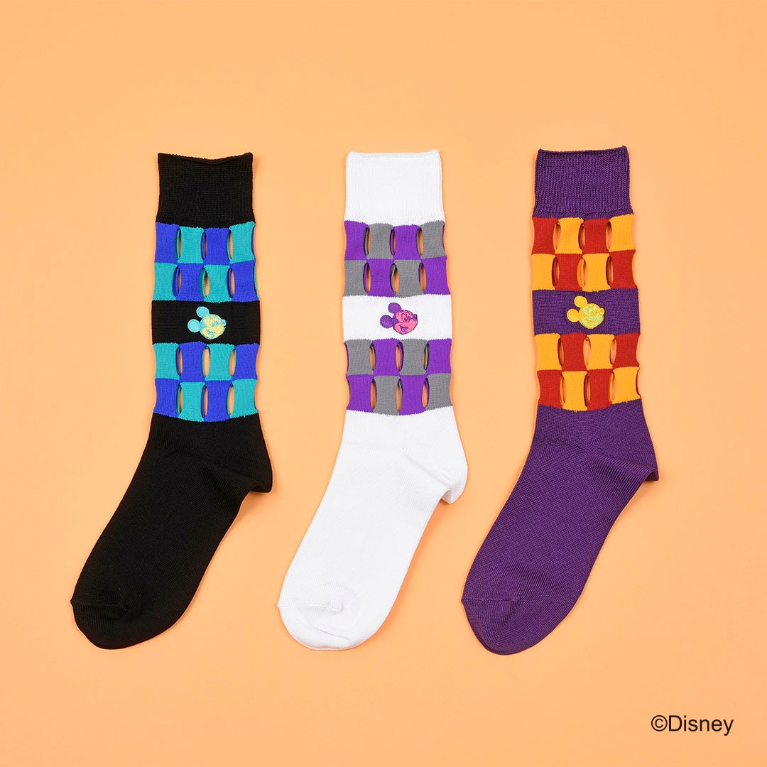 DISNEY&PIXAR CHARACTERコレクションよりおとな向けソックスの新作登場