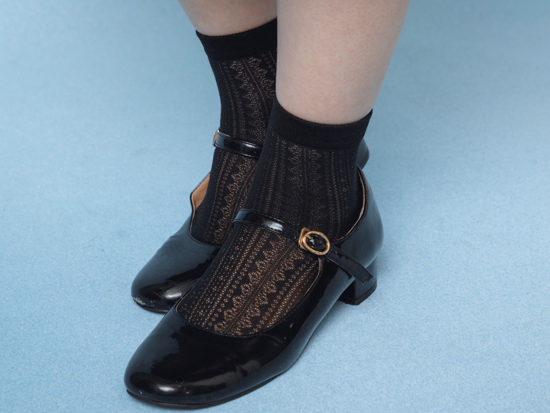 レース柄ソックス