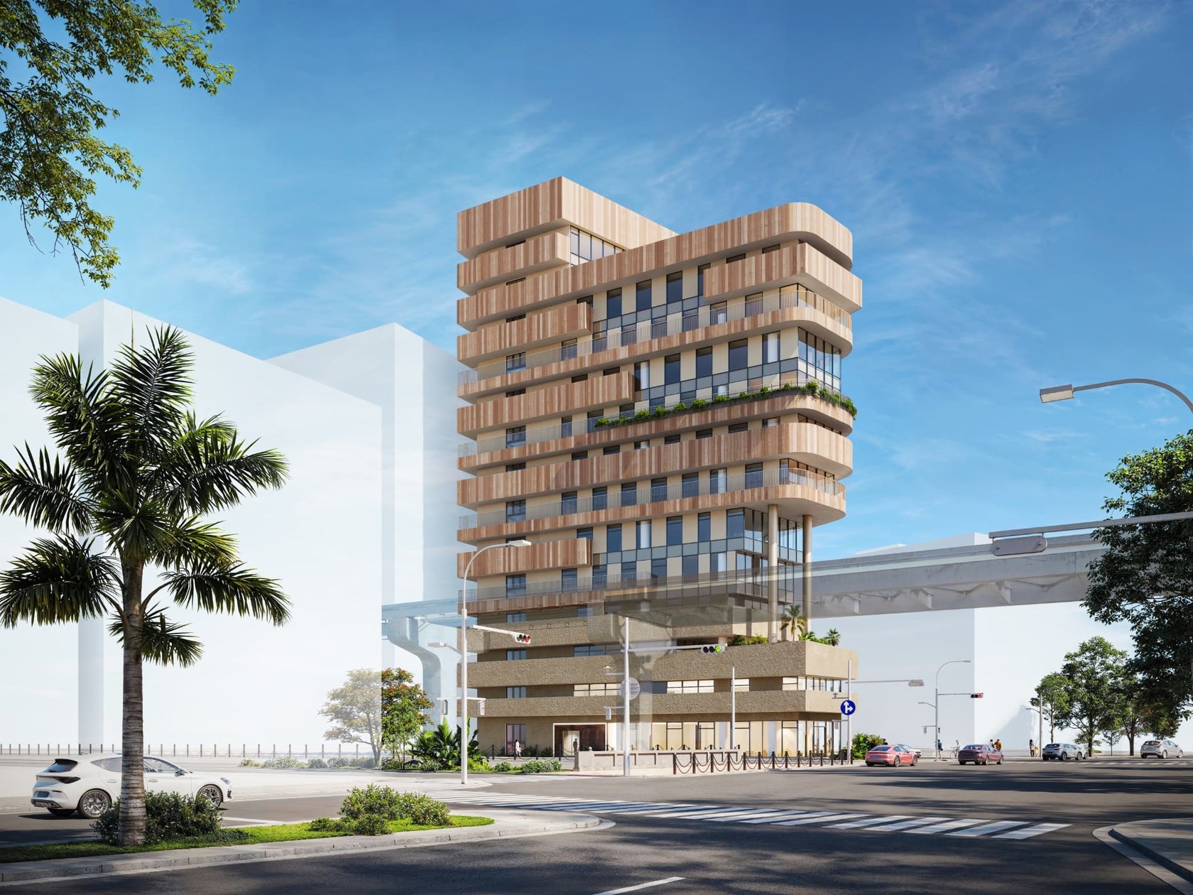 【HOKULEA株式會社】沖繩那霸大型複合大樓上樑,建築設計監理案。首次公開完工預想圖