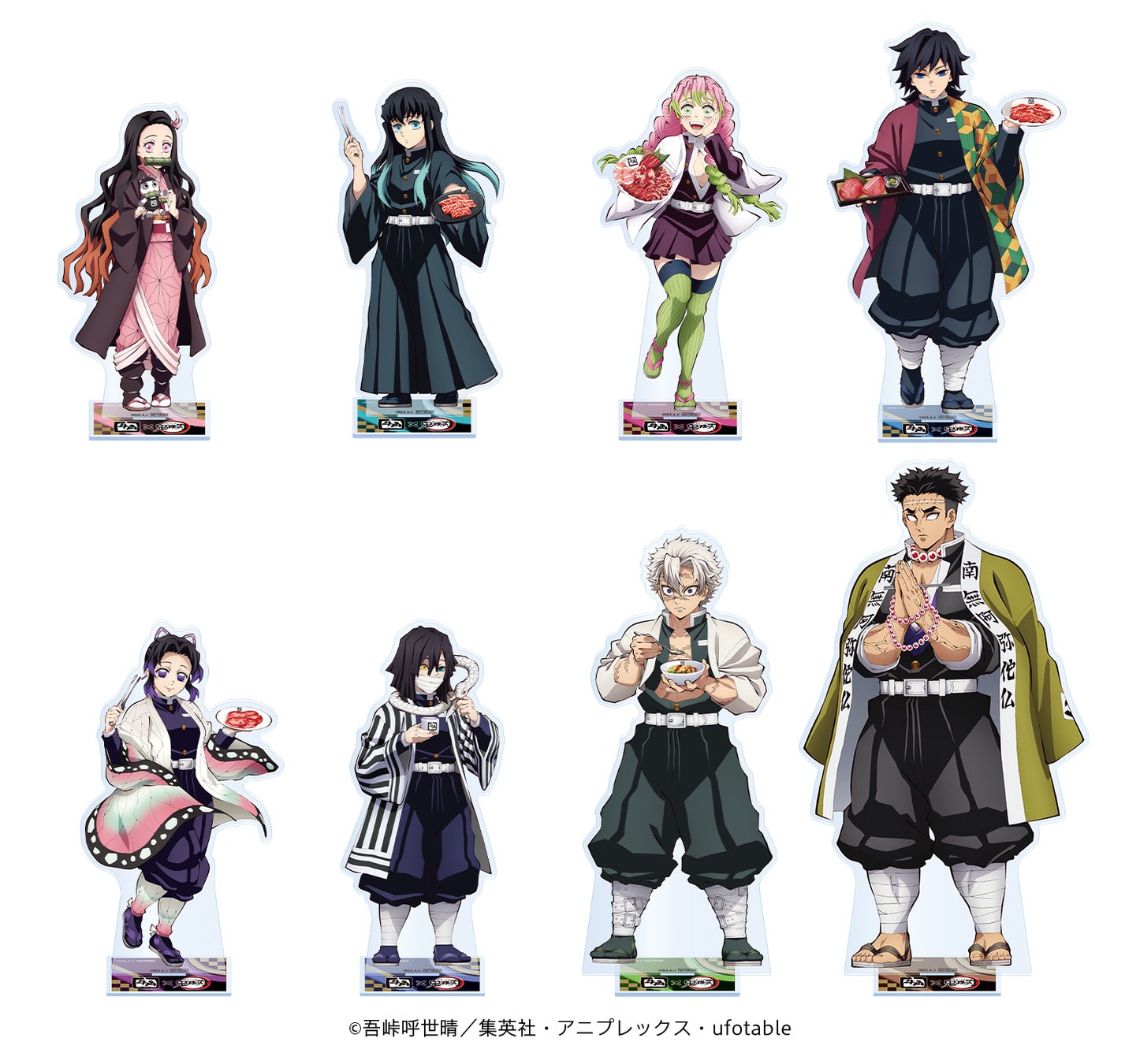 牛角×鬼滅の刃~柱稽古編~アクリルスタンド竈門禰豆子 牛角×アニメ「鬼滅の刃」柱稽古編コラボ。「冨岡義勇の