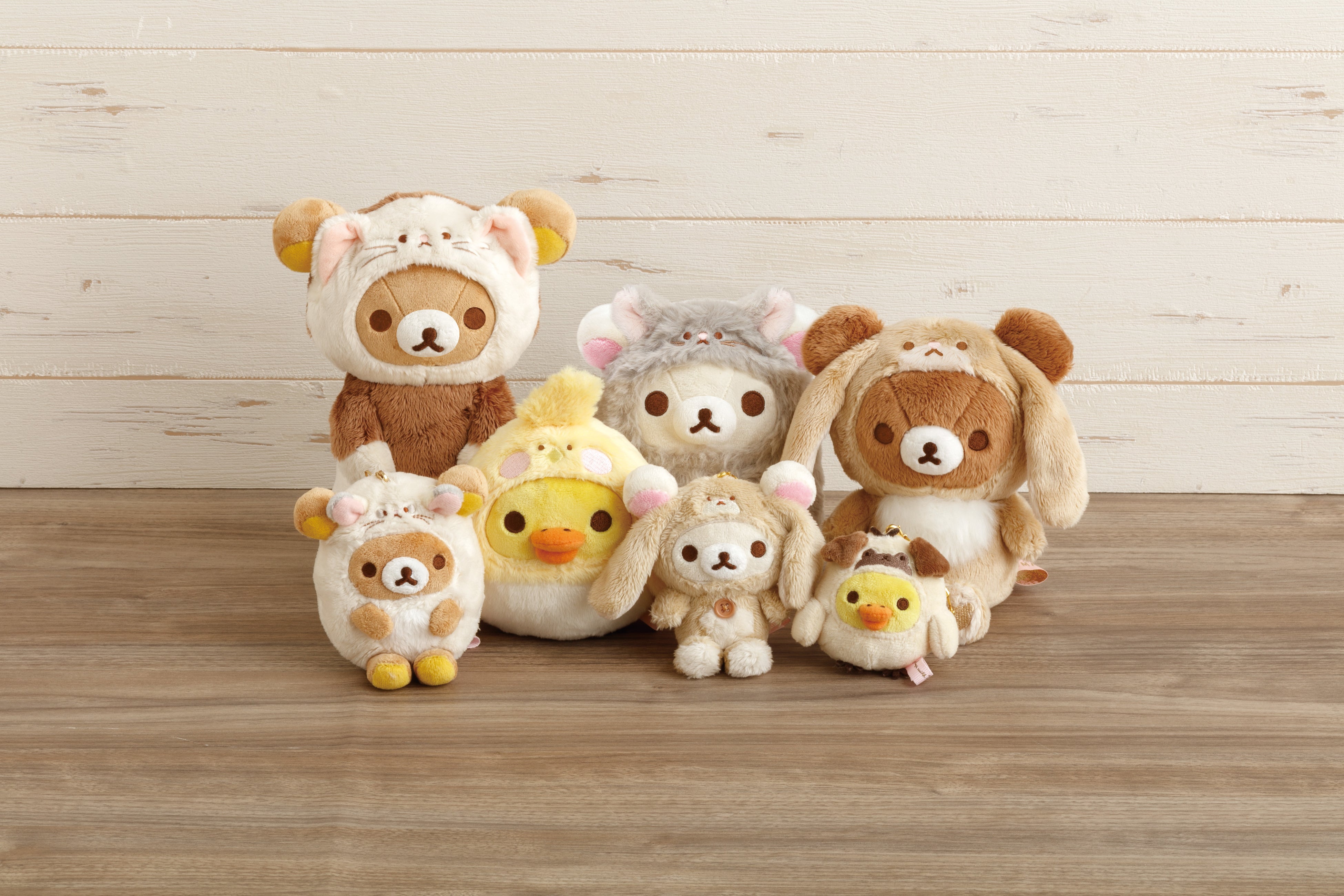【新品】リラックマ あなたのちいさなかぞく キーホルダー ぬいぐるみ 3個セット リラックマ「あなたのちいさなかぞく」 4月下旬発売予定 グッズ