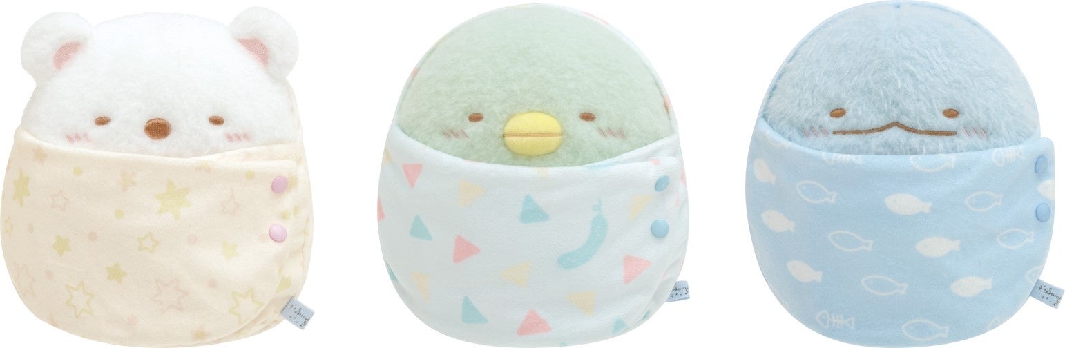 (左から)しろくま、ぺんぎん？、とかげ