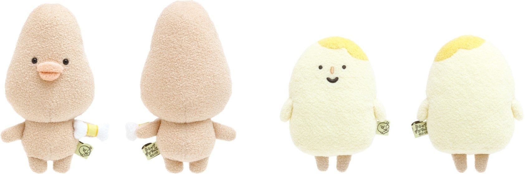 （左から）なんこつ／うしろ、ぎゅうにゅうアイス／うしろ