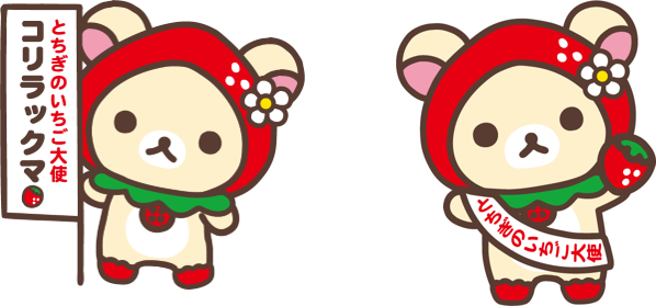 7年連続就任！コリラックマが「とちぎのいちご大使」に任命されました
