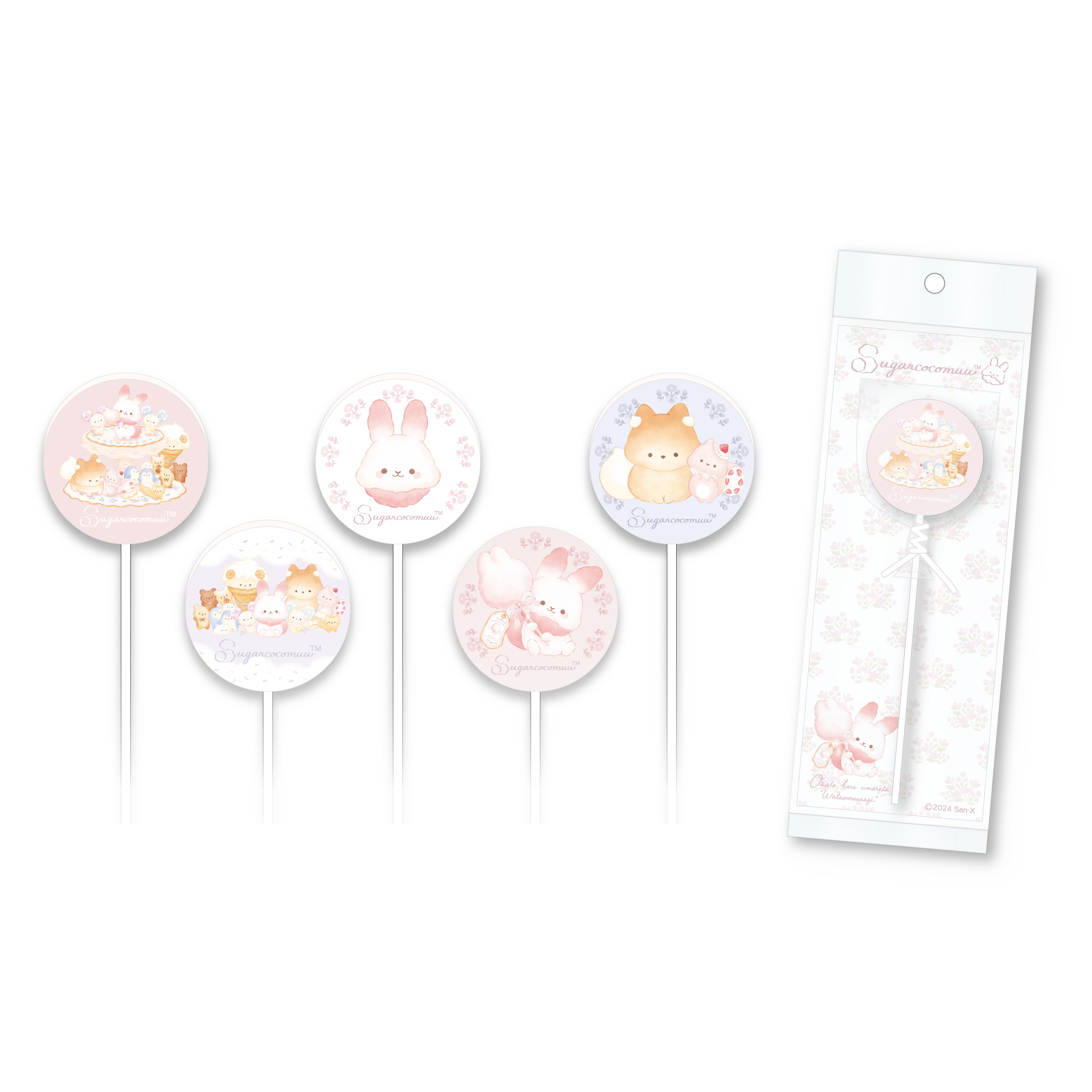 棒付きキャンディ（全5種）各648円（税込）