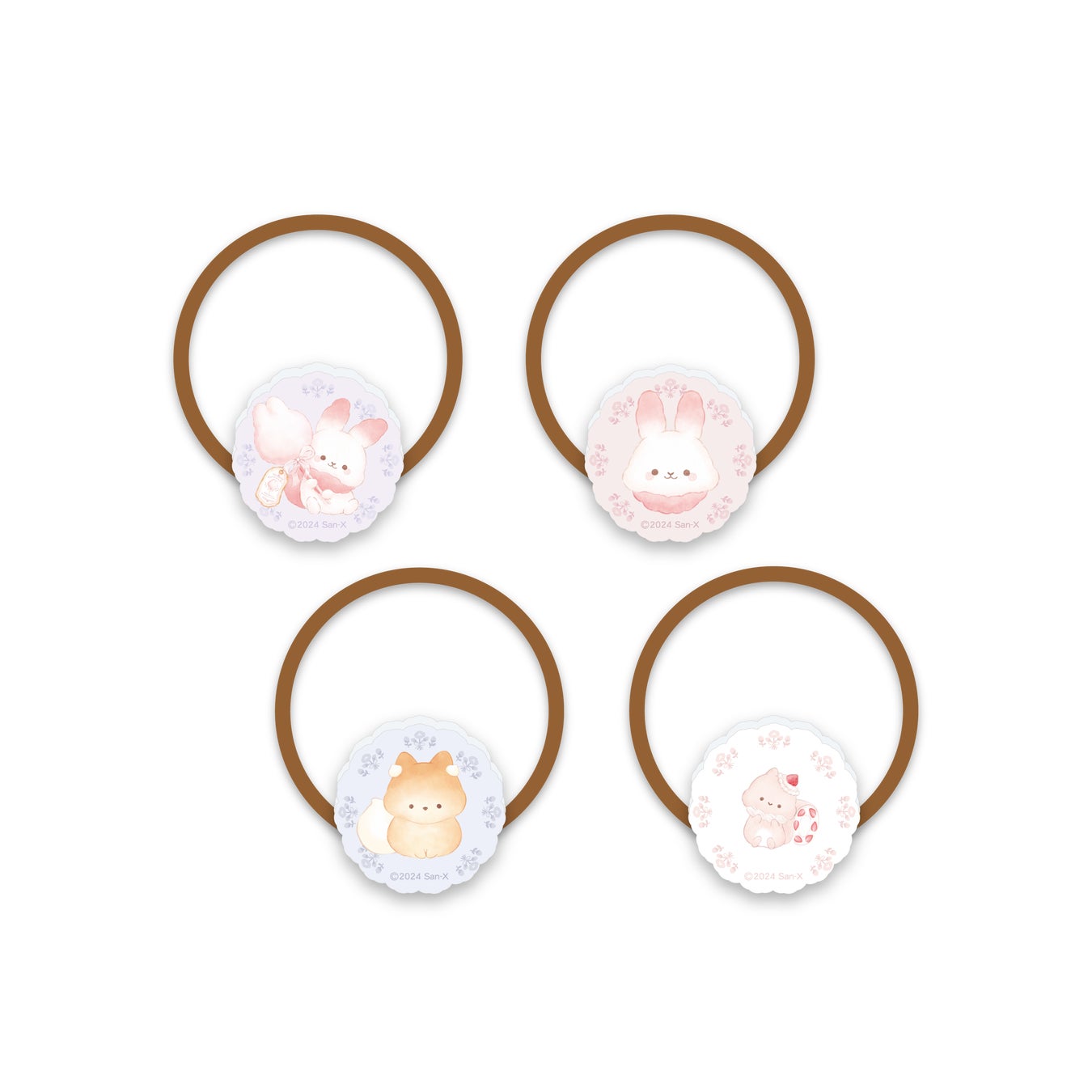 アクリルヘアゴム(全4種)各650円(税込)