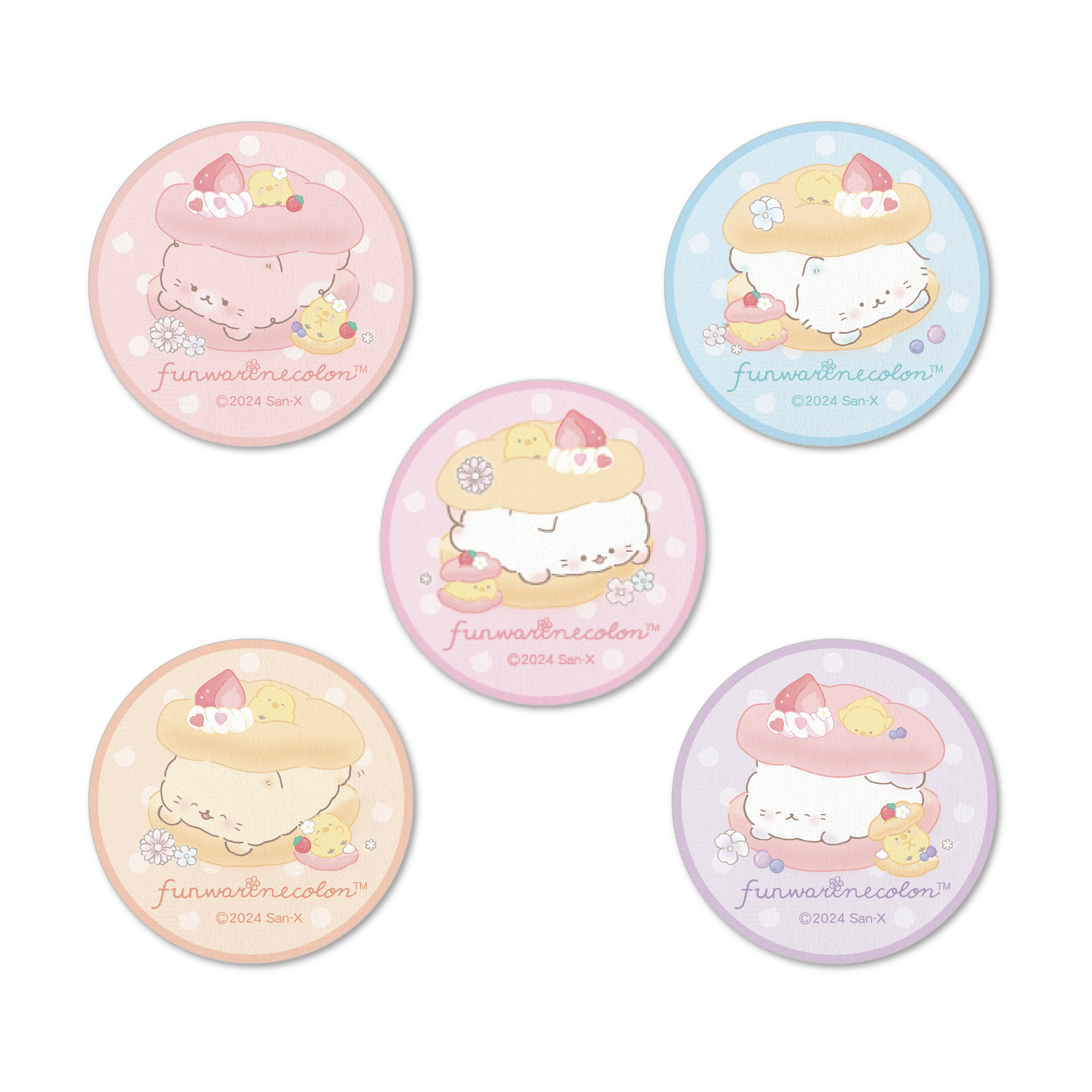 タオルコースター（全5種）各550円（税込）