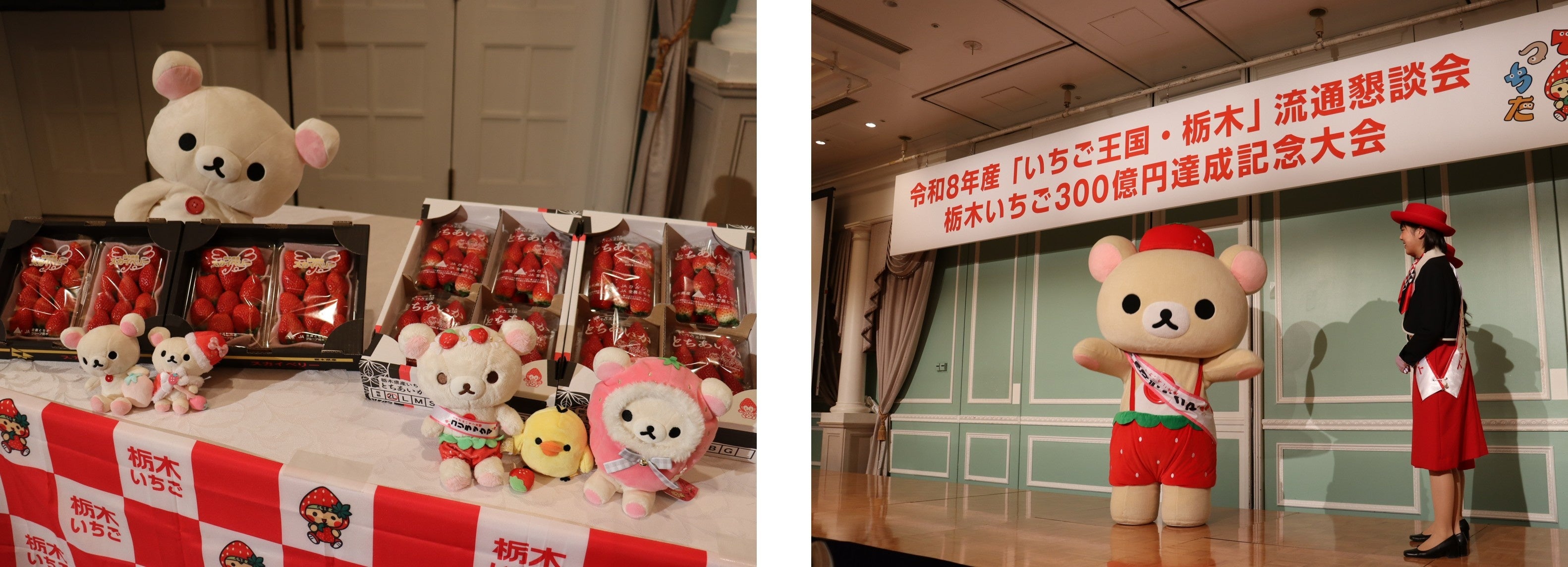 コリラックマ「とちぎのいちご大使」就任10周年！ ～とちぎのいちご