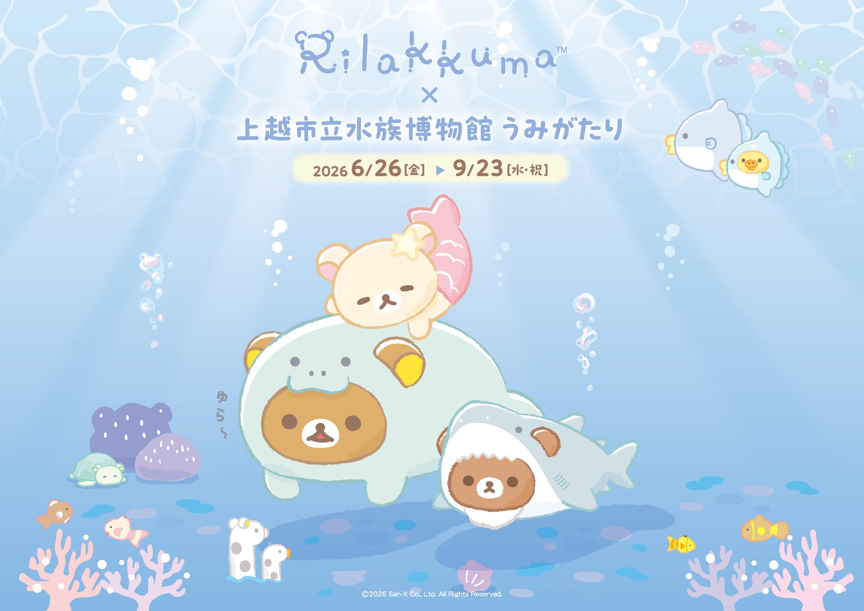 リラックマ×上越市立水族博物館 うみがたり