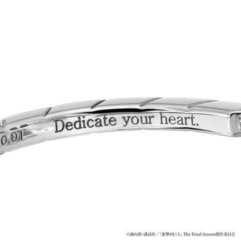 リヴァイ兵士長バースデー記念リングが登場!プラチナとダイヤモンドを使用した高級ジュエリー リヴァイ兵士長バースデー記念リングが登場!プラチナとダイヤモンドを使用した高級ジュエリー