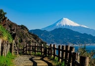 東海道の由比宿　さった峠からの富士山