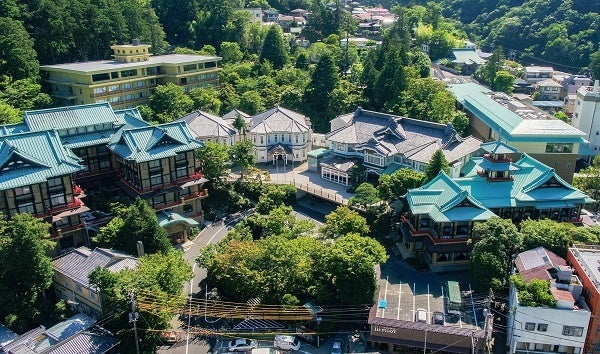 箱根宮ノ下温泉・富士屋ホテル(外観空影イメージ)