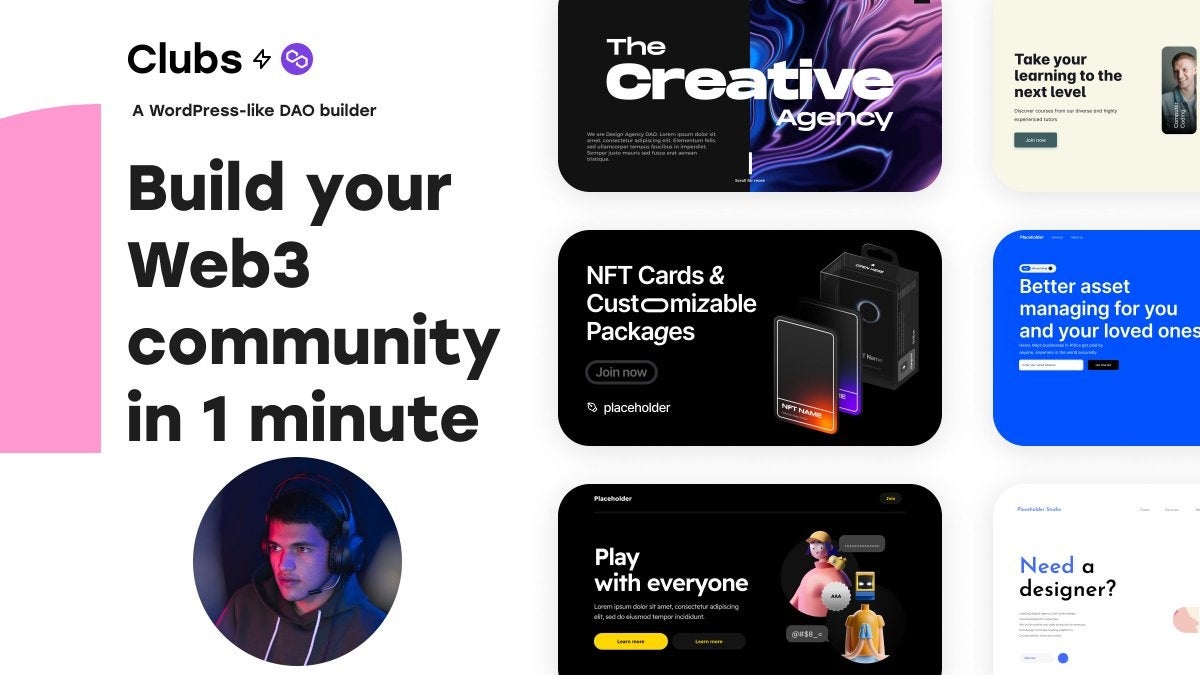 ”DAOのためのワードプレス” Clubs