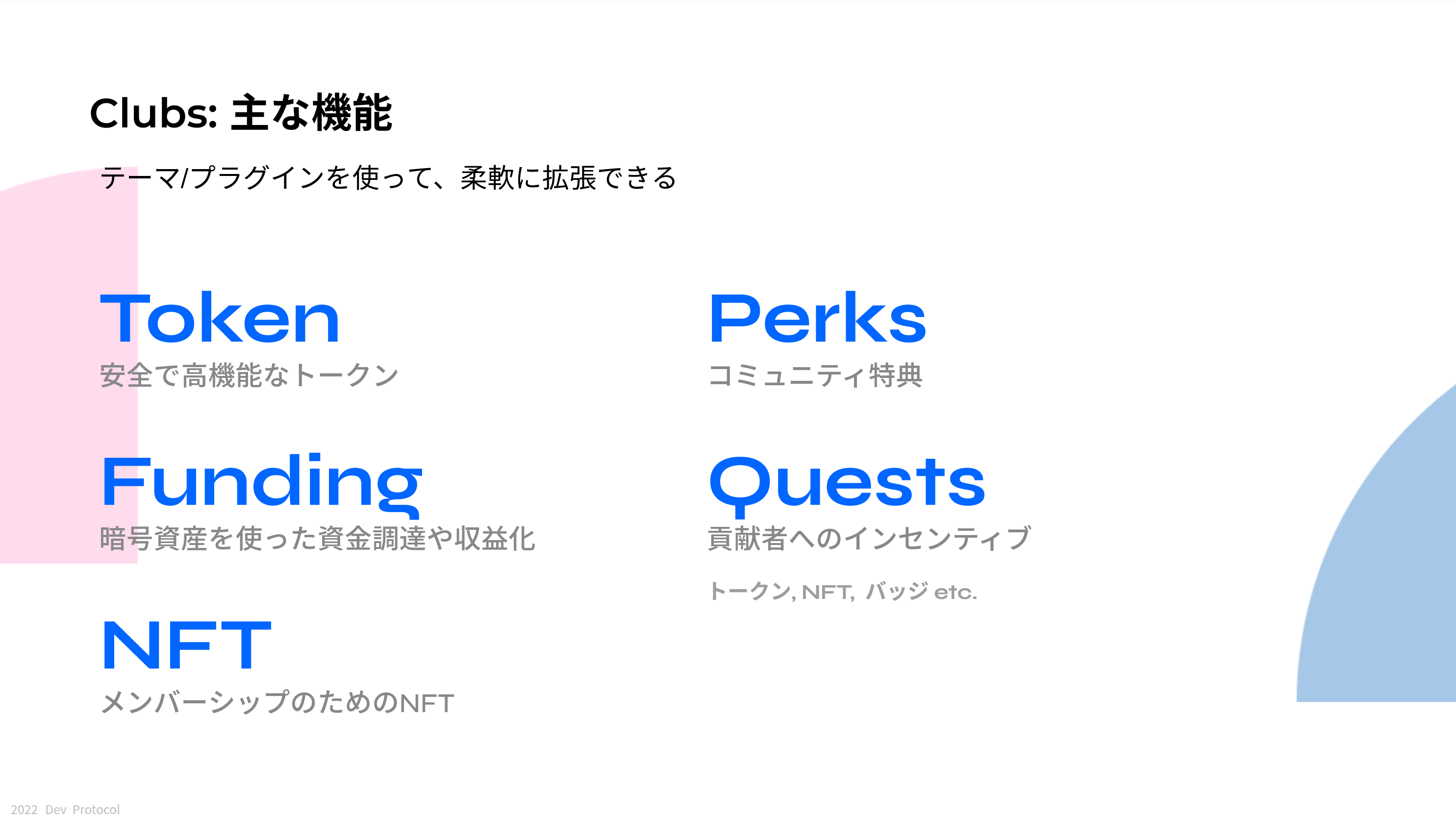 Clubs の Web3コミュニティを活性化する数々の機能