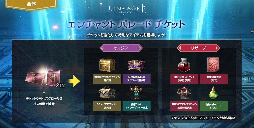 リネージュ2M大型アップデート!新ダンジョン&豪華アイテムGET! リネージュ2M大型アップデート!新ダンジョン&豪華アイテムGET!