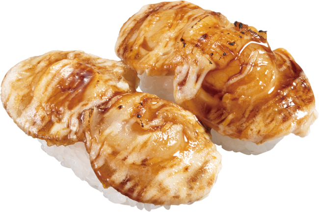 『青森県産 蒸しホタテの浜焼き風にぎり』