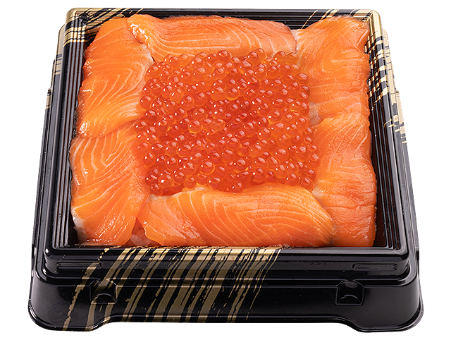 いくらサーモンちらし