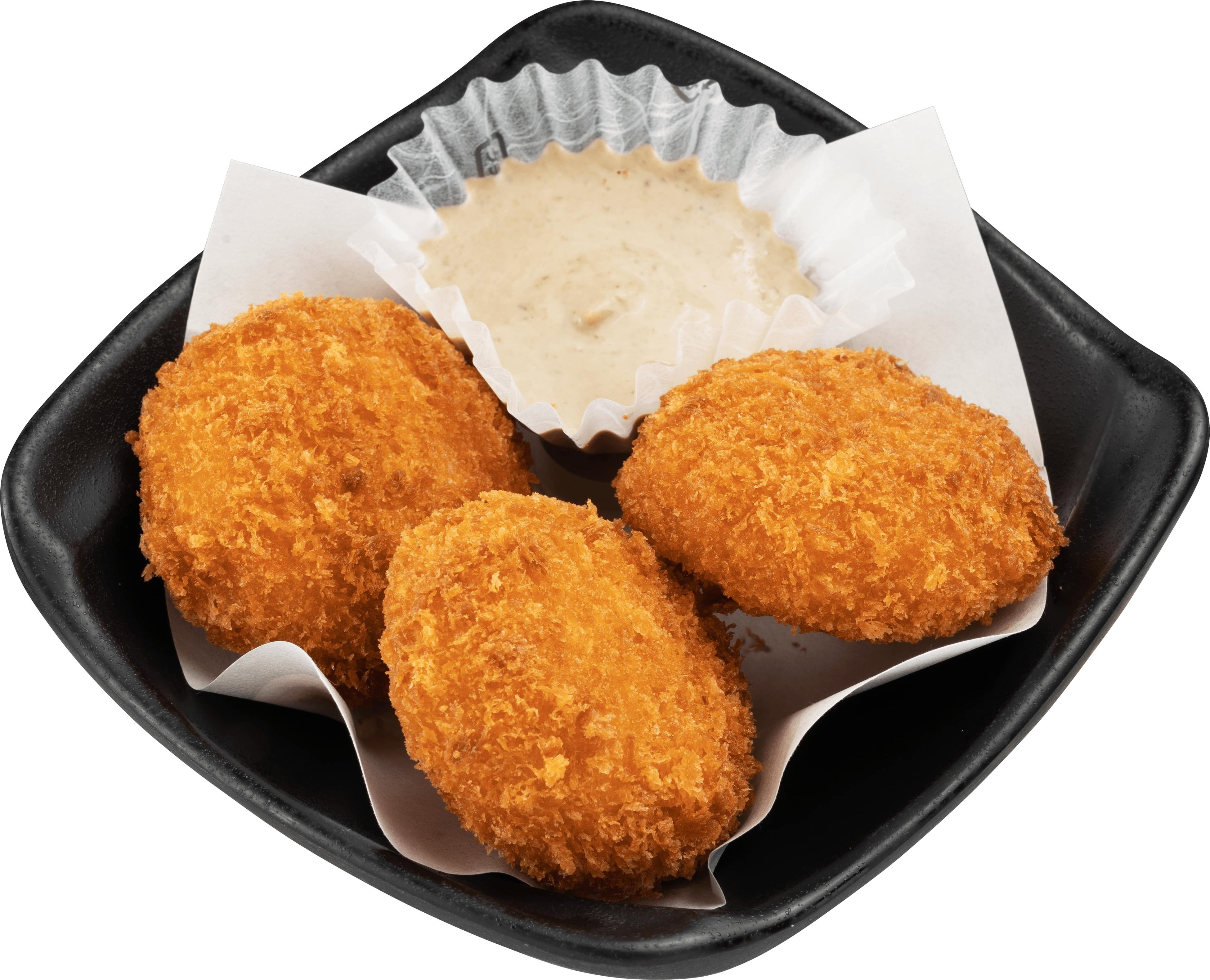  『蟹のクリームコロッケこだわり蟹味噌マヨ添え』