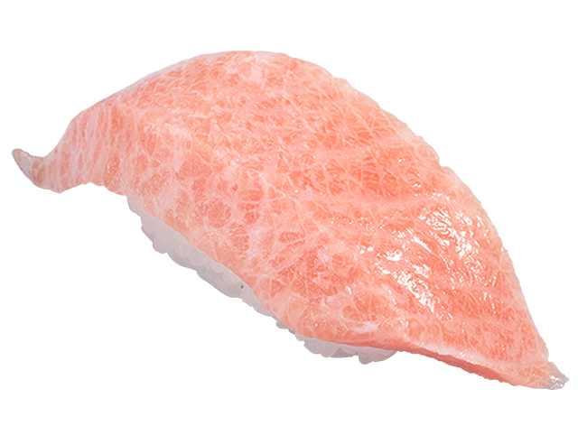 『本鮪のカマトロ』一貫330円（税込）