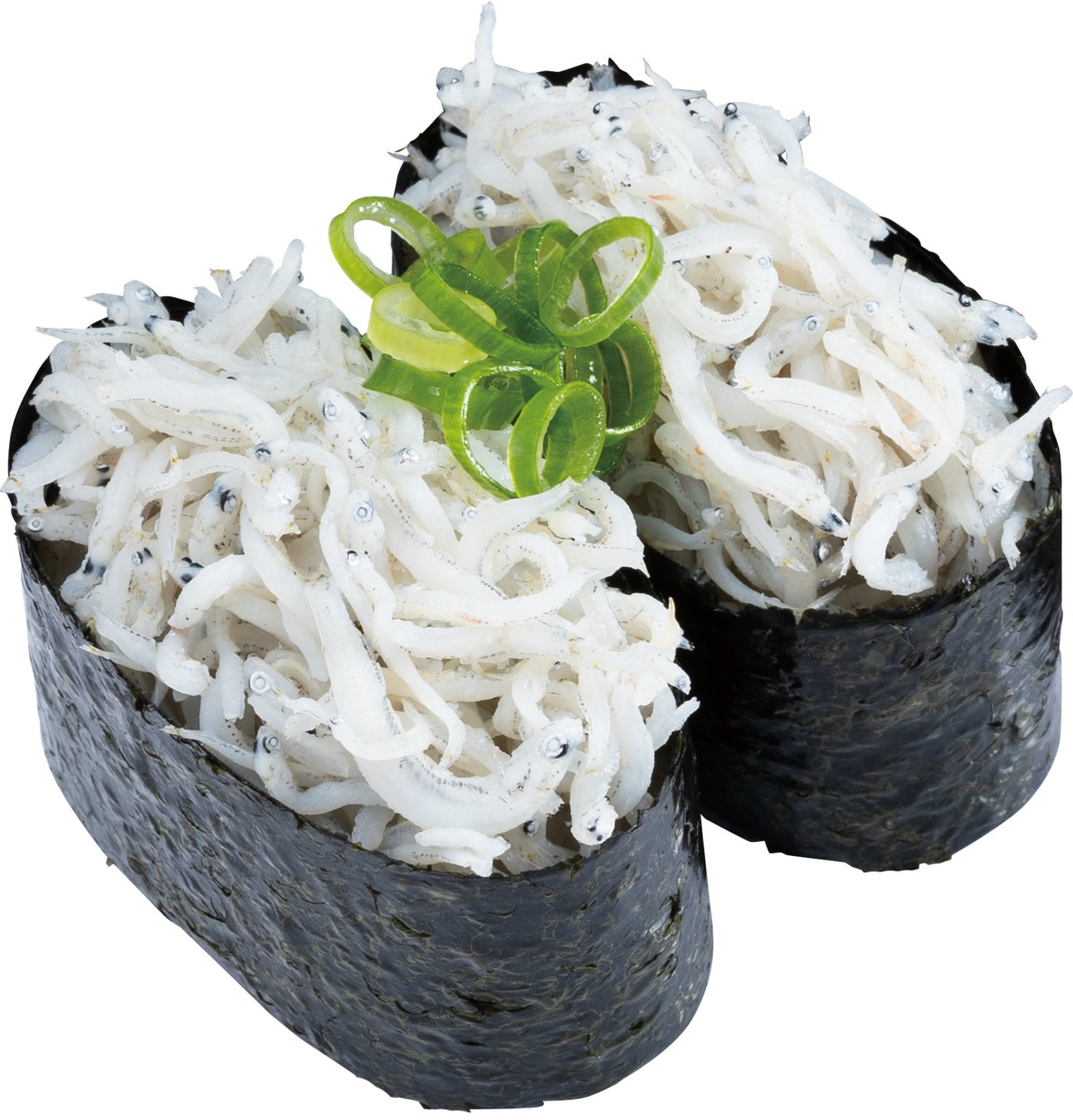 『国産釜揚げしらす軍艦』 二貫 110円(税込)