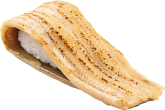 ふわとろ『上煮穴子一本』 一貫330円(税込)