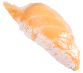 『大ぶりとろサーモン』 一貫110円(税込)