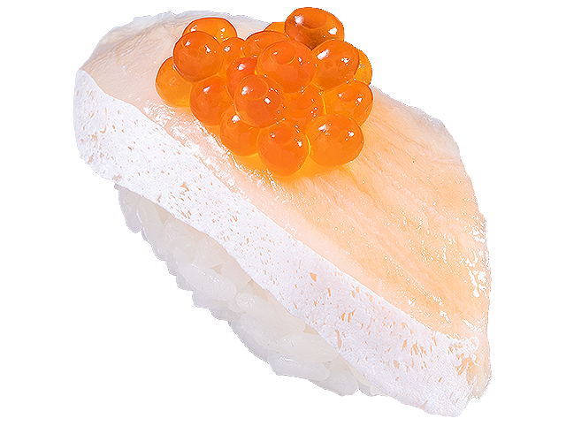 『とろサーモン いくらのせ』 一貫110円（税込）
