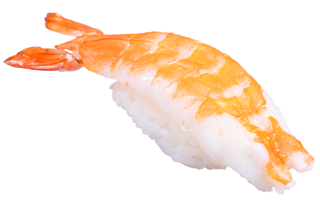 『活〆 大ぶりえび』 一貫110円（税込）