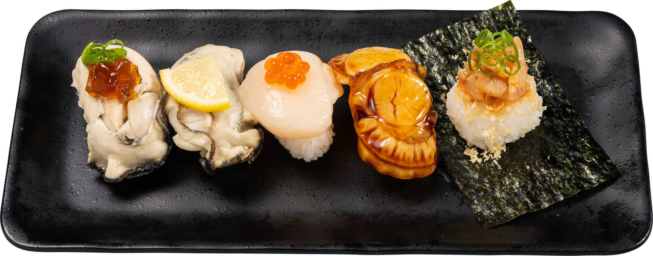 『貝づくし逸品皿』 5貫550円（税込）※店内飲食限定