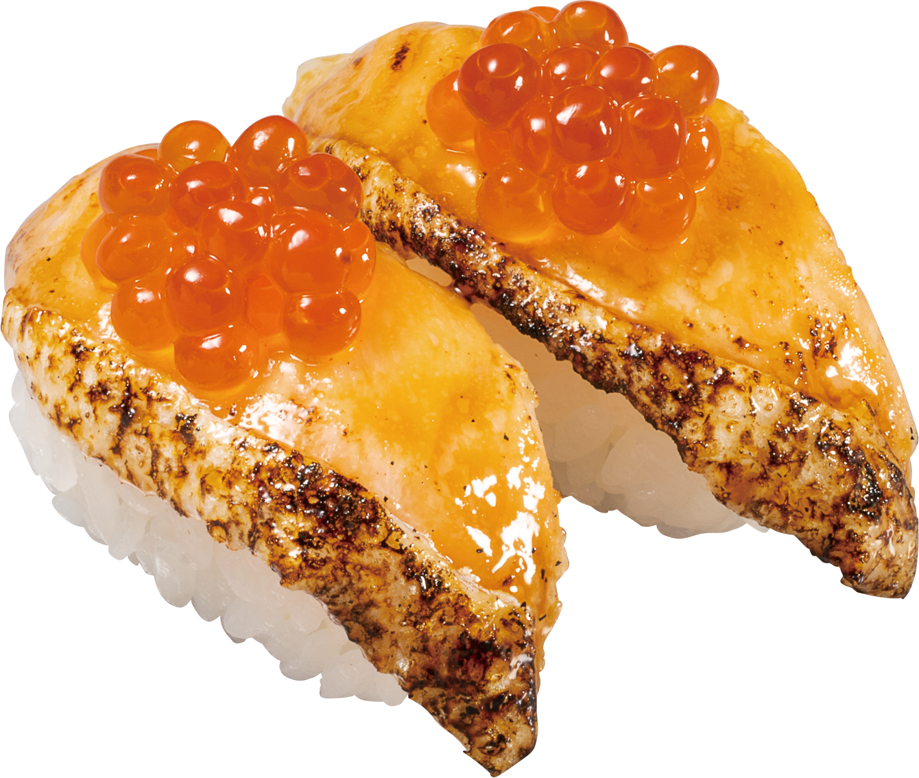 『サーモンハラス炙り』 二貫242円（税込）