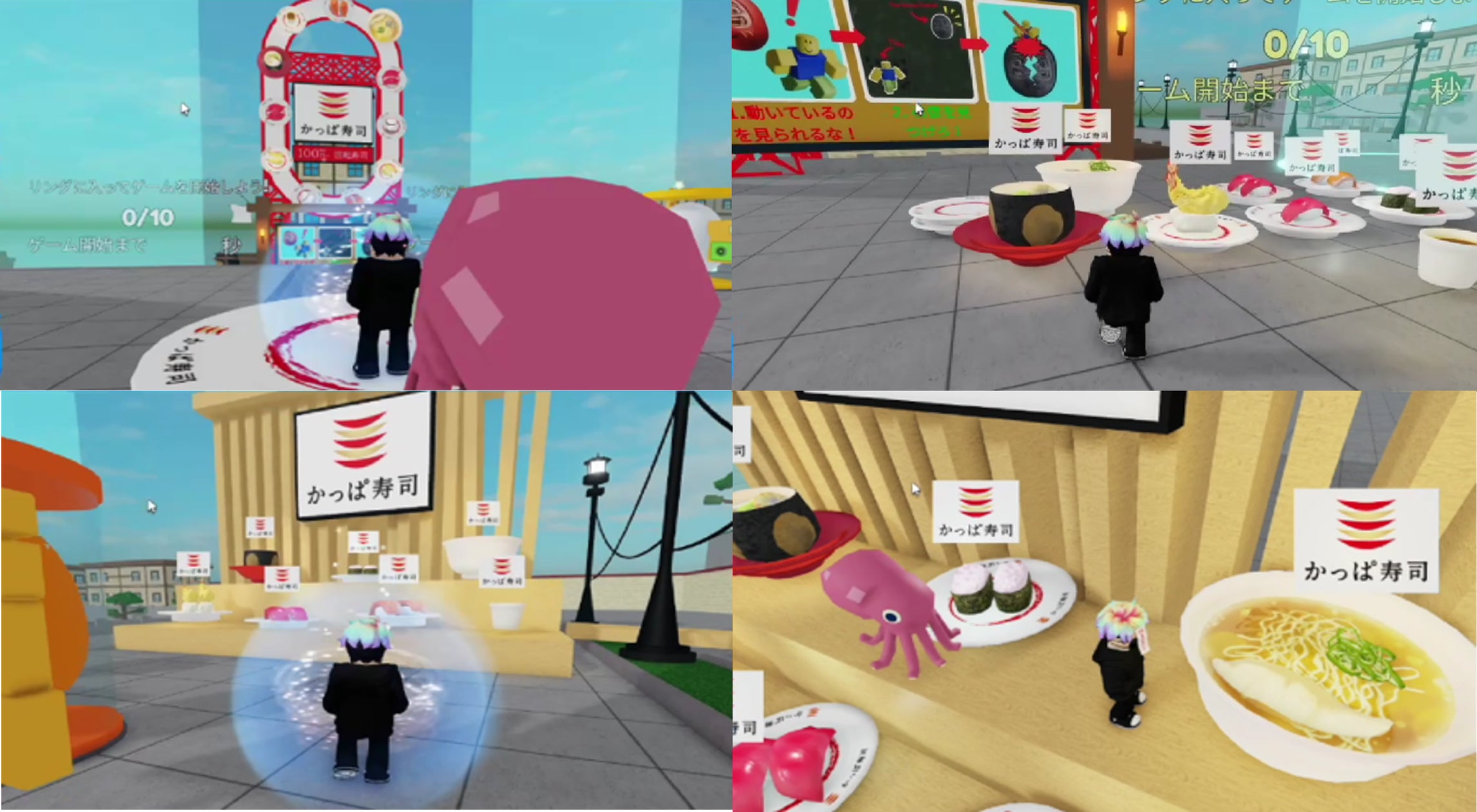 かっぱ寿司×Roblox!だるまゲームでお寿司がペットに!? かっぱ寿司×Roblox!だるまゲームでお寿司がペットに!?