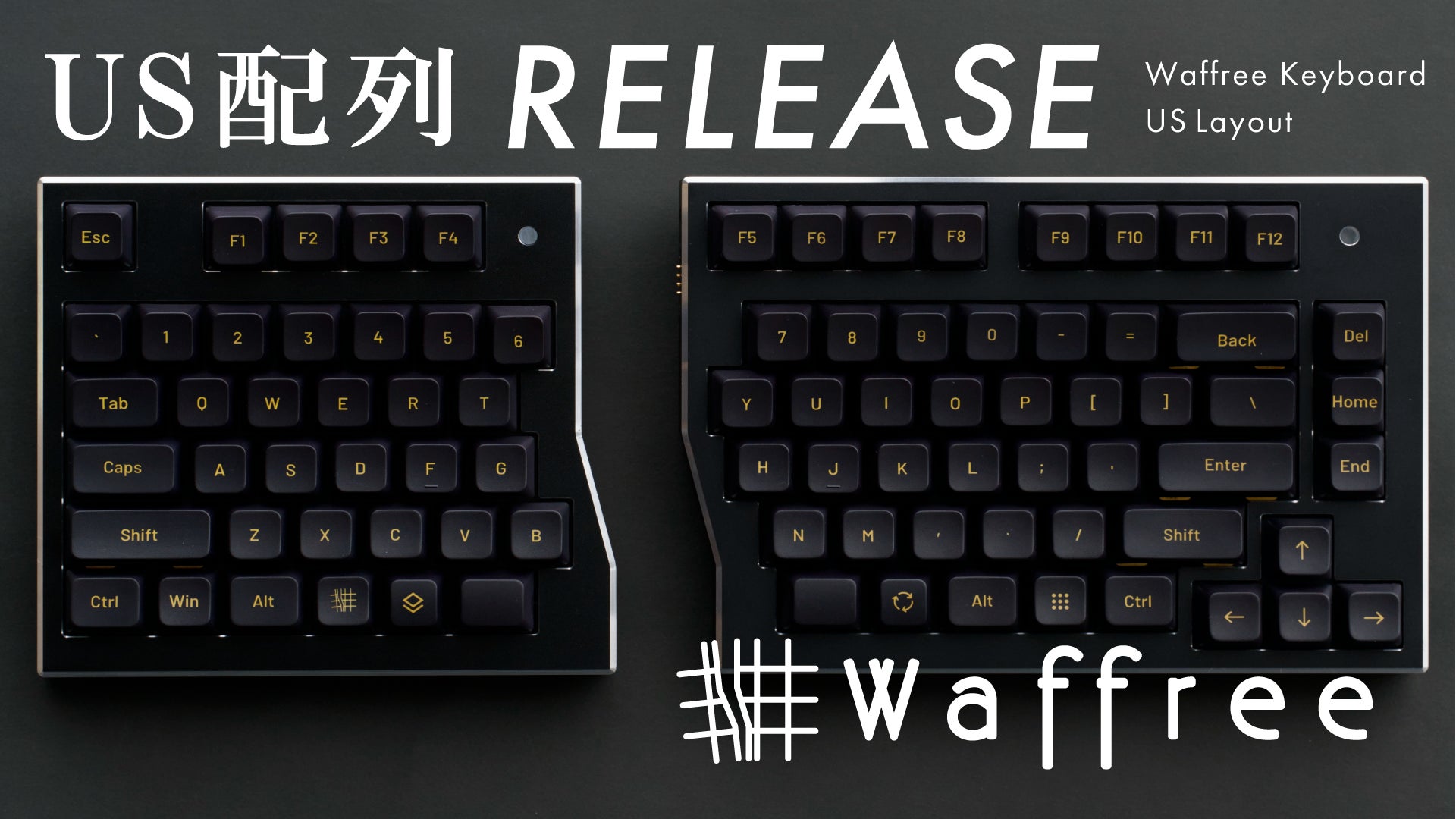 完全ワイヤレス分割キーボード「Waffree」、US配列モデルを発売 | 株式 完全ワイヤレス分割キーボード「Waffree」、US配列モデルを発売 | 株式