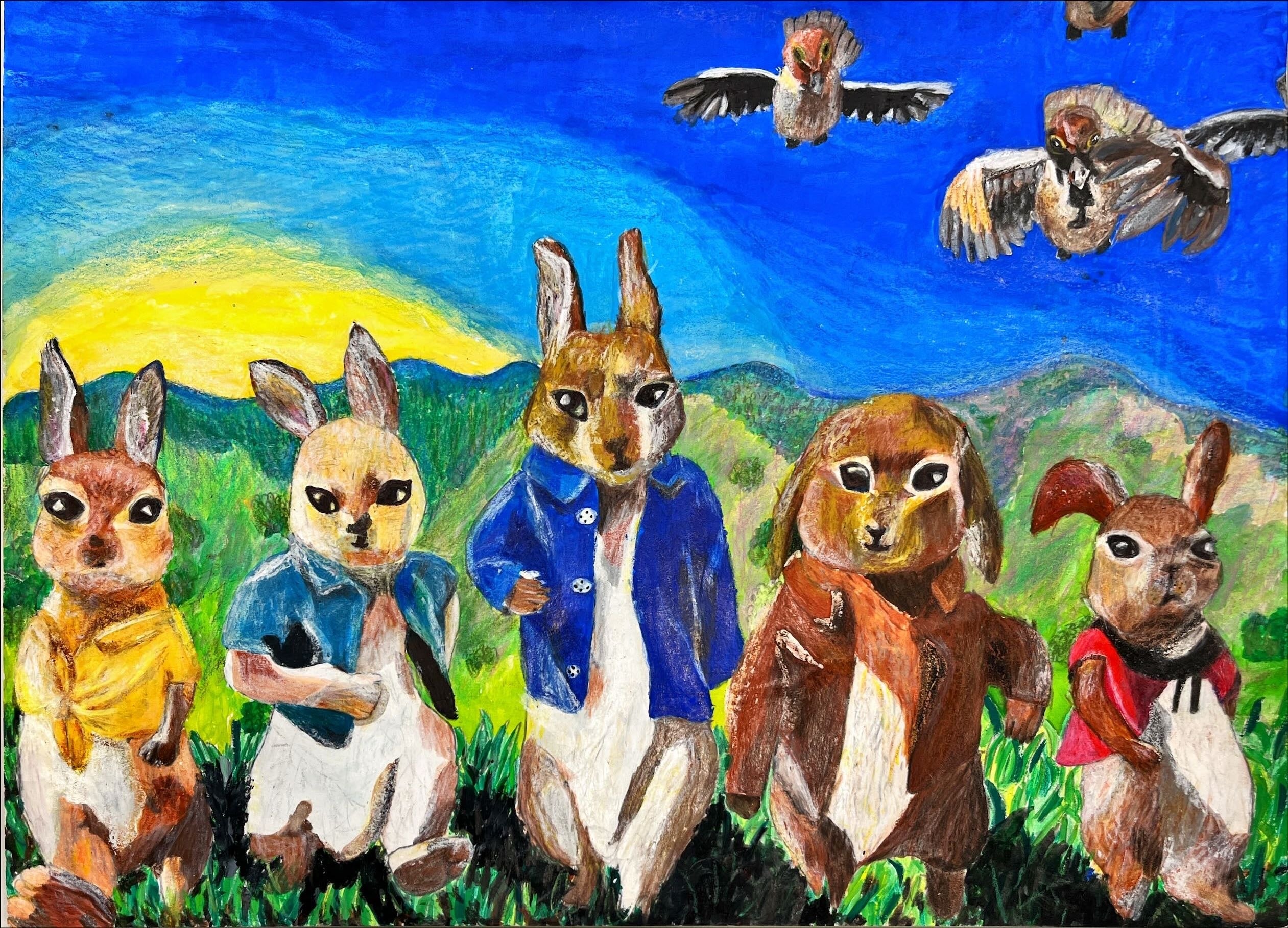 【小学生高学年の部】内門 大士さん『ピーターラビット』