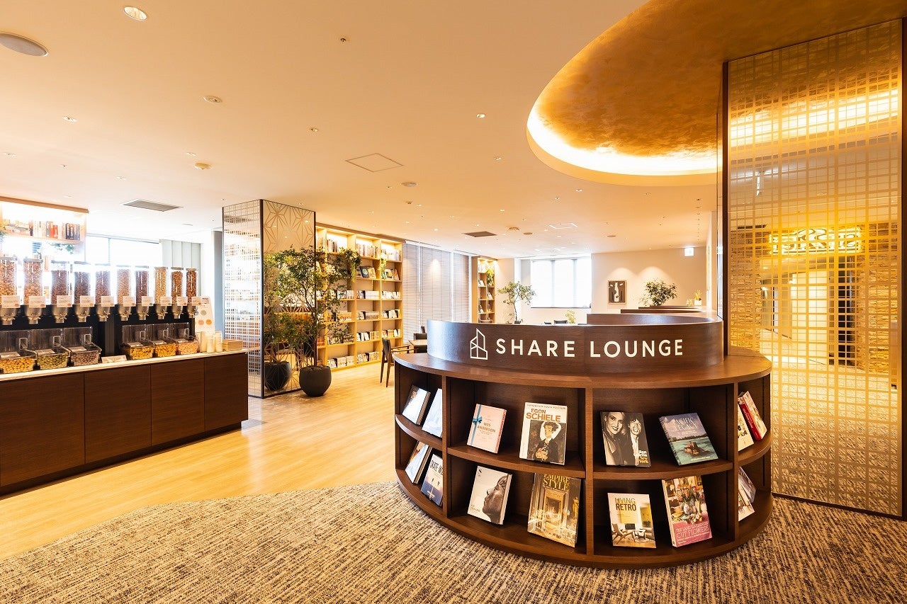 5F「SHARE LOUNGE」宿泊者以外も利用できます