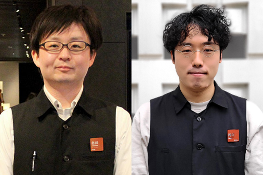 （左）北田博充（梅田 蔦屋書店）（右）岡田基生（代官山 蔦屋書店）