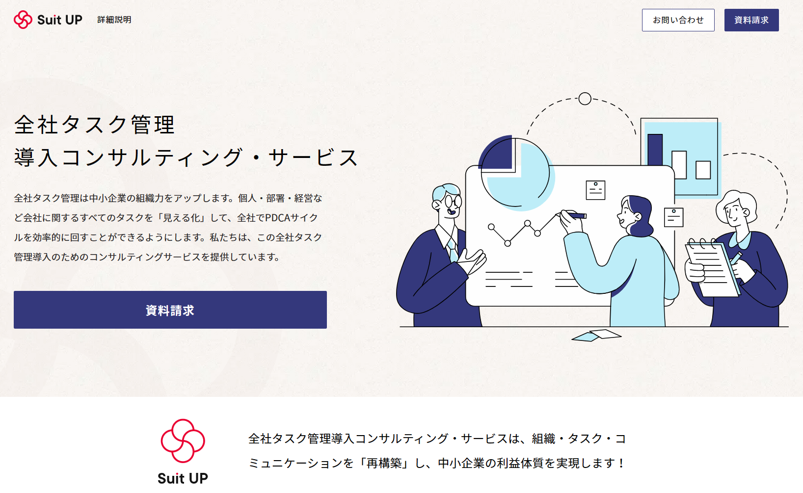 全社タスク管理導入コンサルティング・サービス公式LP