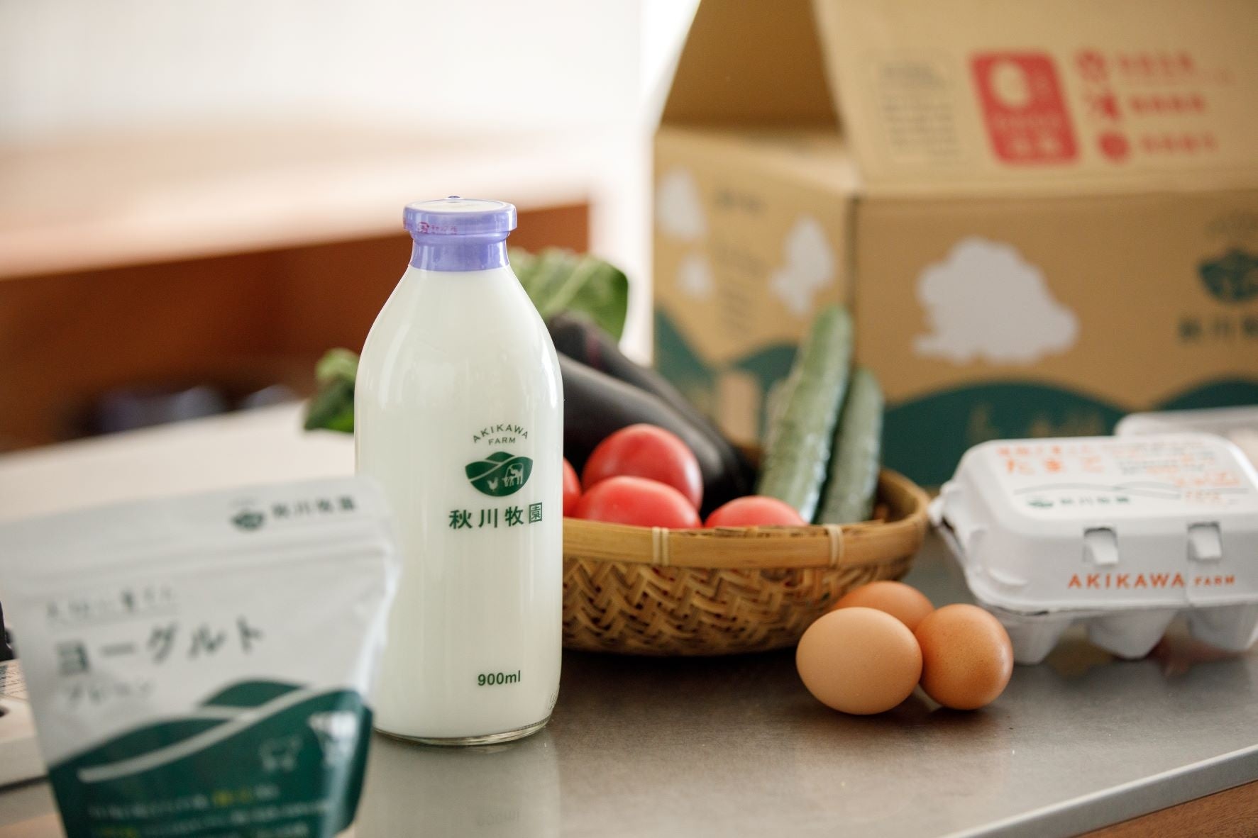 秋川牧園の商品一例