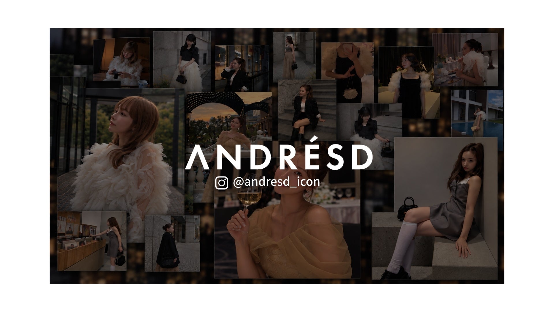 オケージョンドレスブランド「ANDRÉSD」、公式Instagram「ANDRÉSD ICON」を本格始動。リアルな着こなしから“自分らしいドレススタイル”を提案