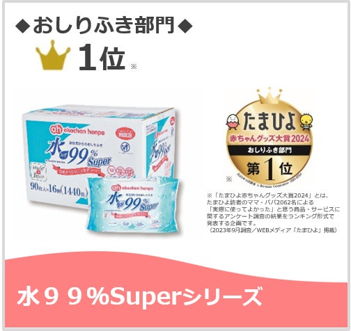 「たまひよ赤ちゃんグッズ大賞2024」11年連続で1位を獲得! 「たまひよ赤ちゃんグッズ大賞2024」11年連続で1位を獲得!