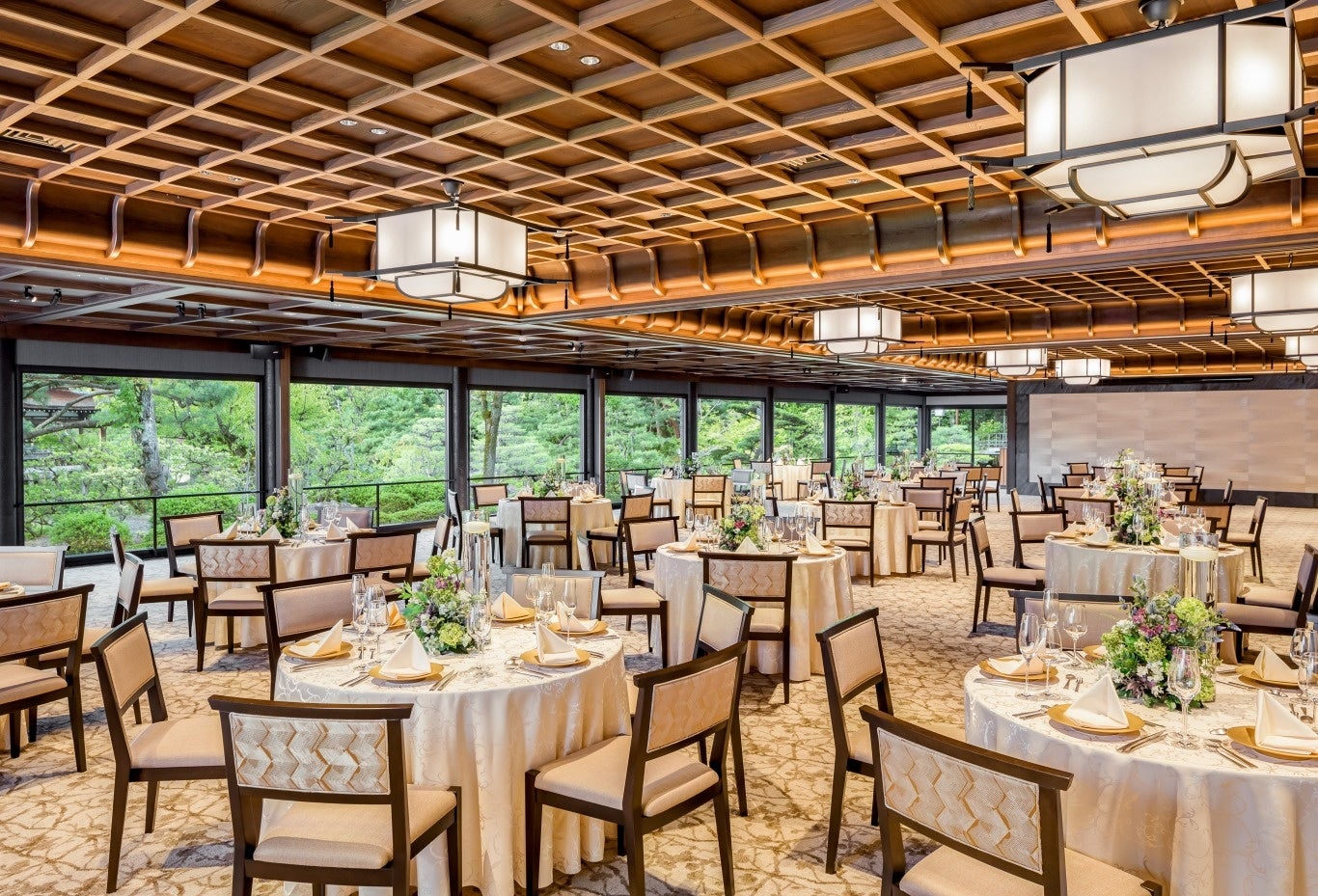 ディナー会場の平安神宮会館