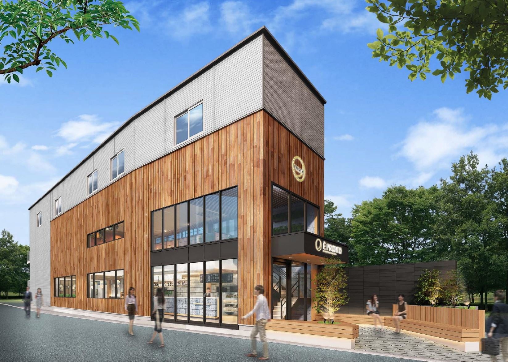 CAFESSS with È PRONTO 外観イメージ