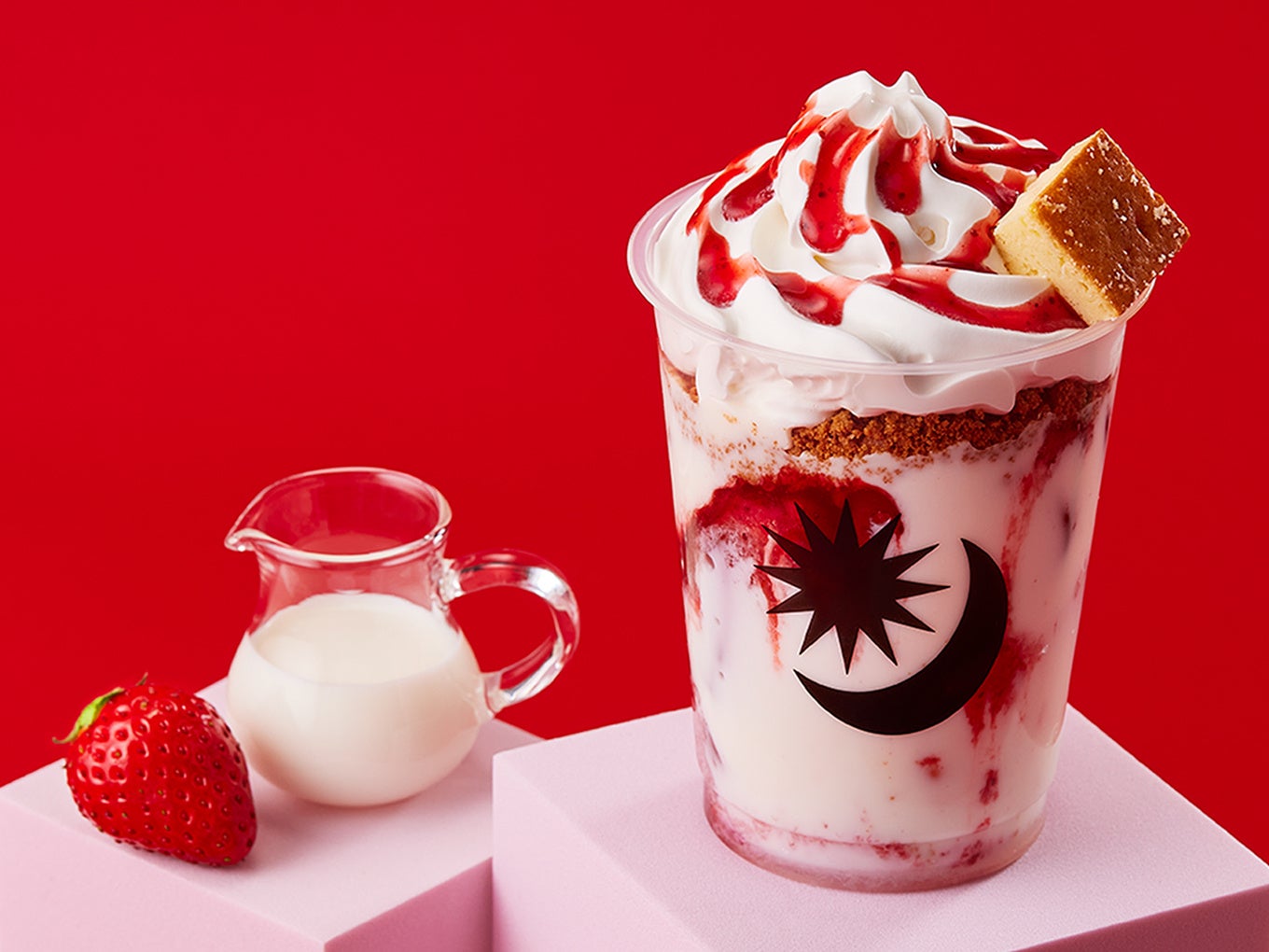 新商品】～春の果実を嗜む～期間限定で苺ドリンク3種やケーキが登場